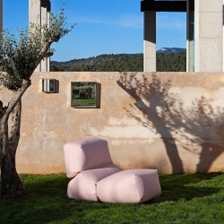 Уличное кресло-пуф Grapy Vichy Orange