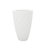 Кашпо Vases Nano матовое белое 36см