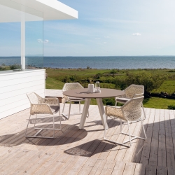 Обеденный стол Vieques  Ø135 алюм.ножки KS4102100