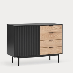 Сервант Sierra 1D4Dr черный