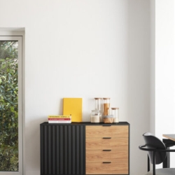 Сервант Sierra 1D4Dr черный