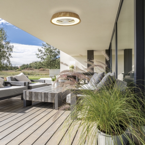 Люстра-вентилятор потолочная POLINESIA NATURAL MINI 8230