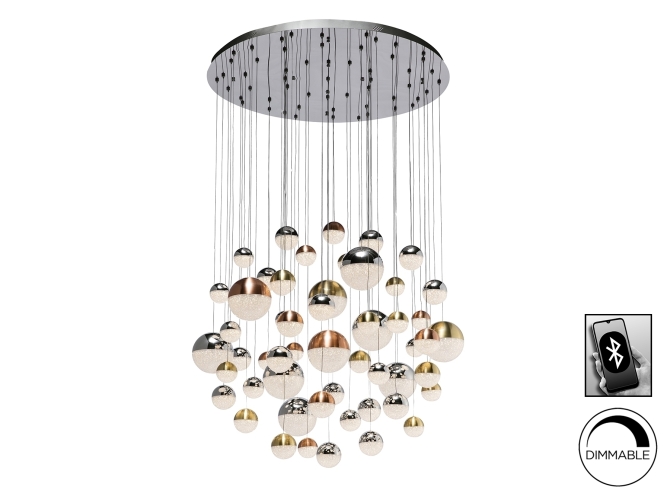 Подвесной светильник Sphere Ø140 55L BLUETOOTH цветной