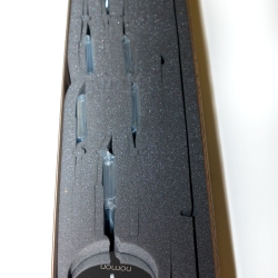 Часы Nomon Tacon 4 L, RED. (основа - хромированная сталь/стрелки - красный лак) D=100см