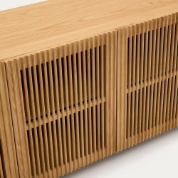 Сервант Beyla из массива дуба с дубовым шпоном 180 x 70 см