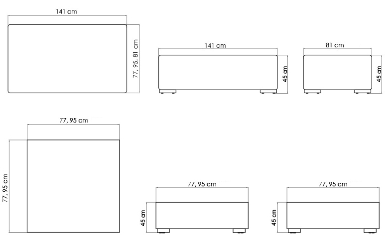 Журнальный столик Cuatro ARABICA