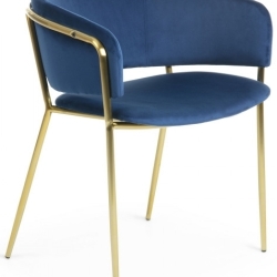Стул Konnie бархат синий