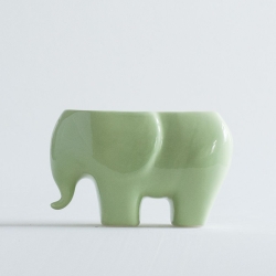 Кашпо для цветов Elephant (15*10*8см)/для суккулентов/для кактусов/органайзер Слон Terra Design TDPT-004