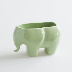 Кашпо для цветов Elephant (15*10*8см)/для суккулентов/для кактусов/органайзер Слон Terra Design TDPT-004