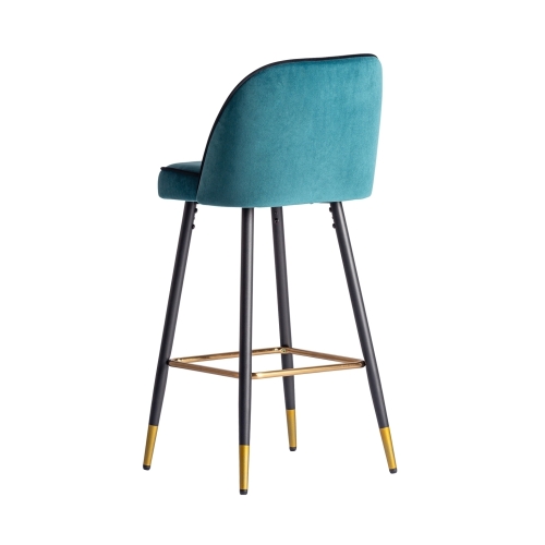 Барный стул Carpi бирюзового цвета