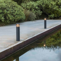 SCREEN 800 Темно-серый маячковый светильник 4000K 360º DALI