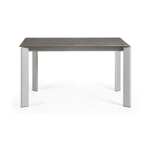 Стол Atta 140 (200) x90 серый керамика