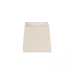 Абажур текстильный белый ø190×170