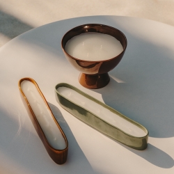 Sapira Керамическая свеча коричневого цвета Ø 20 см