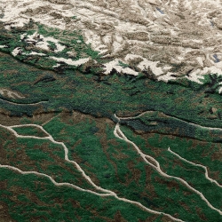Ковер Plastic rivers Ganges 300 x 400