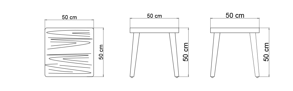 Столик Pob NATURAL TEAK