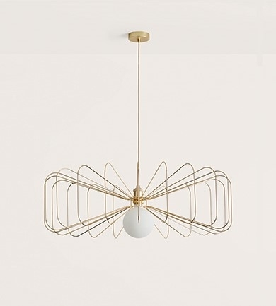 Люстра Crawford золотая