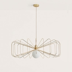 Люстра Crawford золотая