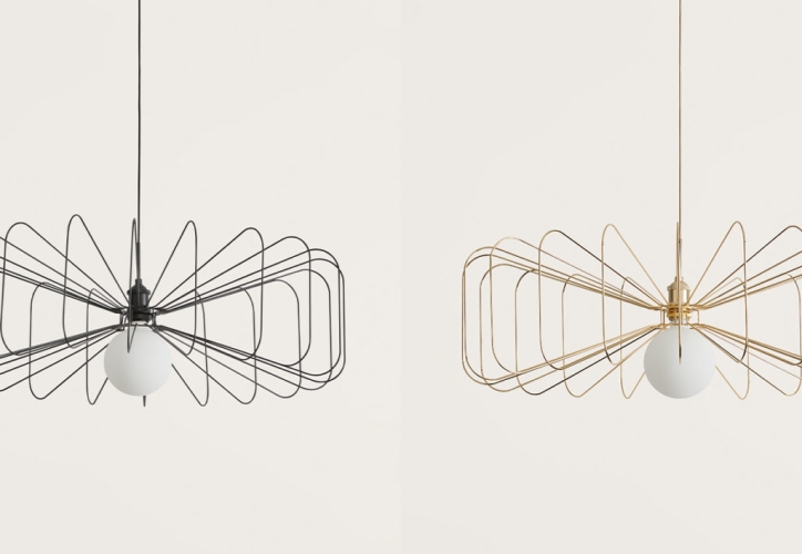 Люстра Crawford золотая