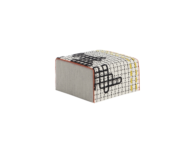 Пуф маленький Bandas D White