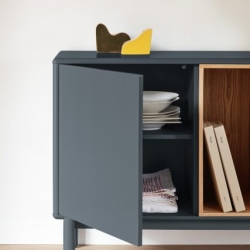 Сервант Corvo 1D3Dr антрацит