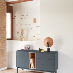 Сервант Corvo 1D3Dr антрацит