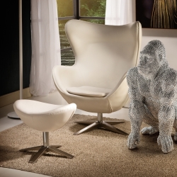 Фигурка большая Gorila серебро