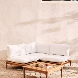 Portitxol Журнальный столик из массива тикового дерева 80 x 80 см