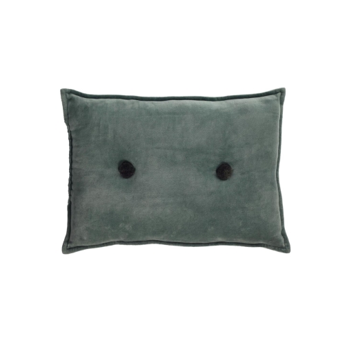 Подушка Brunetta из темно-синего бархата 35 x 50 см