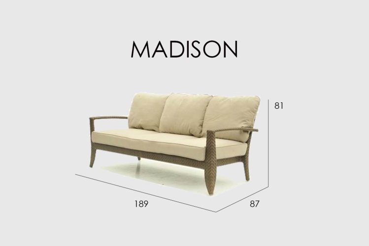 Диван Madison BRONZE