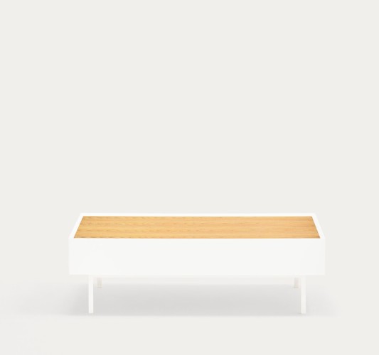 Журнальный столик Arista 2Dr белый