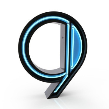 Светильник цифра 9