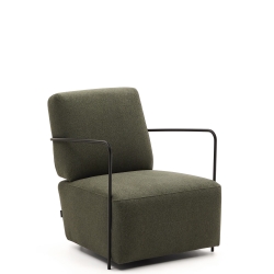 Кресло Gamer зеленого цвета с черным металлом