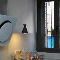 Люстра Retro черная