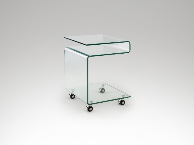Столик на колесиках Glass