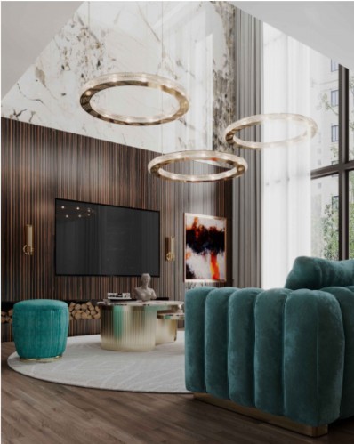 Люстра Arielle круглая