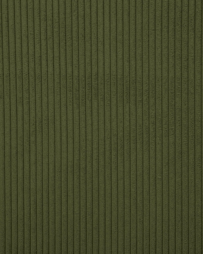 3-местный угловой диван Blok в зеленом толстом вельвете 290 x 230 см