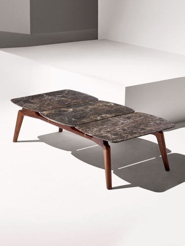 Стол MESA MIXTA TRIO L (3 столешницы из мрамора)