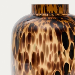 Ваза из коричневого стекла Panth 30 см