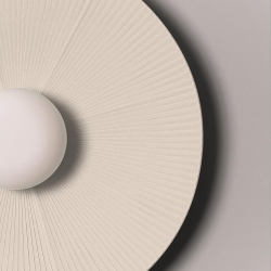 Бра Artic circle Ø55 кремовое