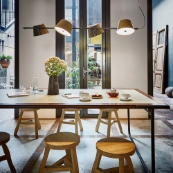 Линейный подвес Tam Tam 4 оливково-желтый