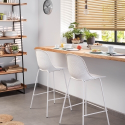 Барный стул Quinby белый