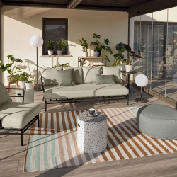 Приставной столик Yinan Ø 48 cm черный