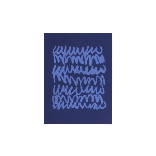 Картина Ebere на темно-синей бумаге 29,8 х 39,8