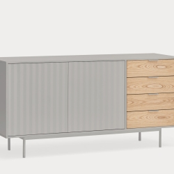 Сервант Sierra 2D4Dr серый