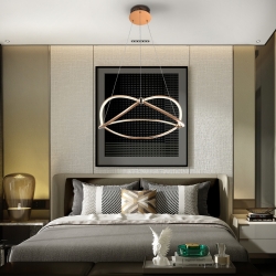 Подвесной светильник Ocellis LED 60Ø розовое золото