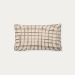 Чехол на подушку Oma с разноцветной клетчатой вышивкой 30 х 50