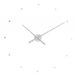 Часы Oj Mini Silver 50 см (серебряный)