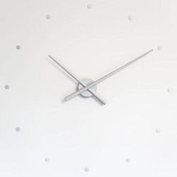 Часы Oj Mini Silver 50 см (серебряный)