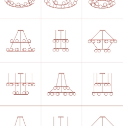 Люстра Tribeca Chandelier 6L